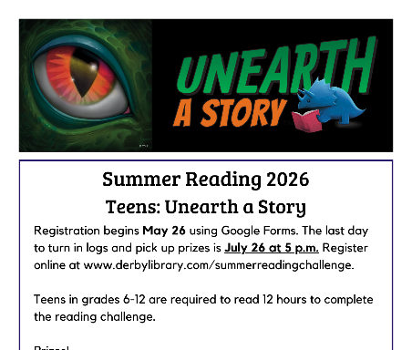 Summer Reading 2026 for Teens